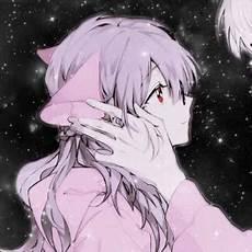 高清百合情侣二人头像